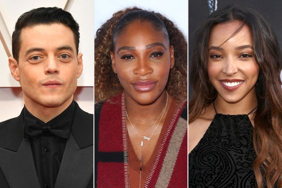 Rami Malek; Serena Williams; Tinashe