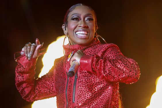 LAS VEGAS, NEVADA - MAY 06: Missy Elliott during the Lovers & Friends music festival at the Las Vegas Festival Grounds on May 06, 2023 in Las Vegas, Nevada. (Photo by Kaitlyn Morris/FilmMagic)