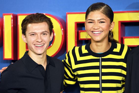 Tom Holland and Zendaya attend the "Spider-Man : Homecoming" photocall at The Ham Yard Hotel on June 15, 2017 in London, England.