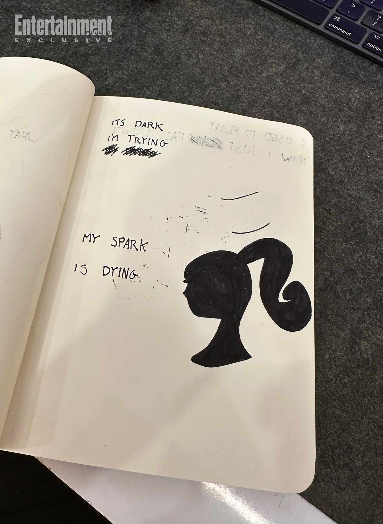 Barbie Billie Eilish "What Was I Made For" Lyrics Notebook