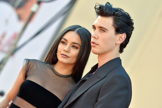 HOLLYWOOD, CALIFORNIA - JULY 22: Vanessa Hudgens and Austin Butler attend Sony Pictures' "Once Upon a Time ... in Hollywood" Los Angeles Premiere on July 22, 2019 in Hollywood, California. (Photo by Axelle/Bauer-Griffin/FilmMagic)