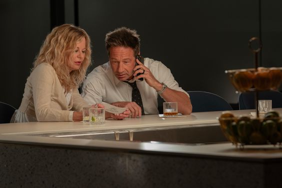 Meg Ryan and David Duchovny