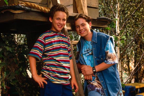 BOY MEETS WORLD - Gallery - Shoot Date: August 13, 1993. L-R: BEN SAVAGE;RIDER STRONG