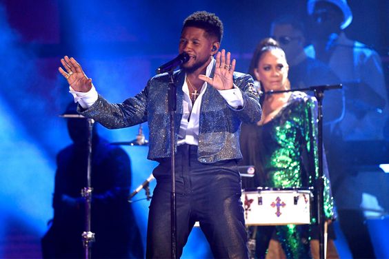 Usher and Sheila E.