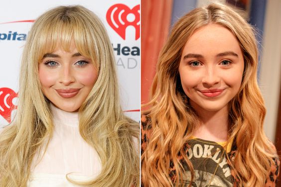 Sabrina Carpenter then and now