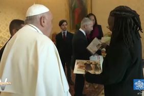 Whoopi Goldberg gives Pope Francis 'Sister Act' merch