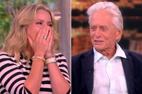 Sara Haines and Michael Douglas on The View