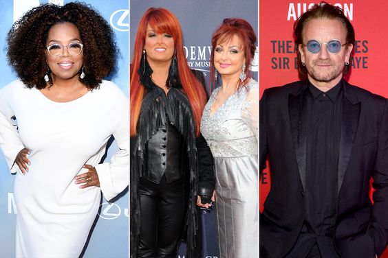 Oprah; The Judds; Bono