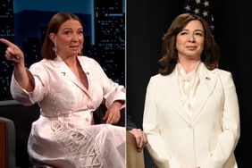 Maya Rudolph appears on Jimmy Kimmel Live! ; Maya Rudolph as Kamala Harris during the "Biden Victory" Cold Open 