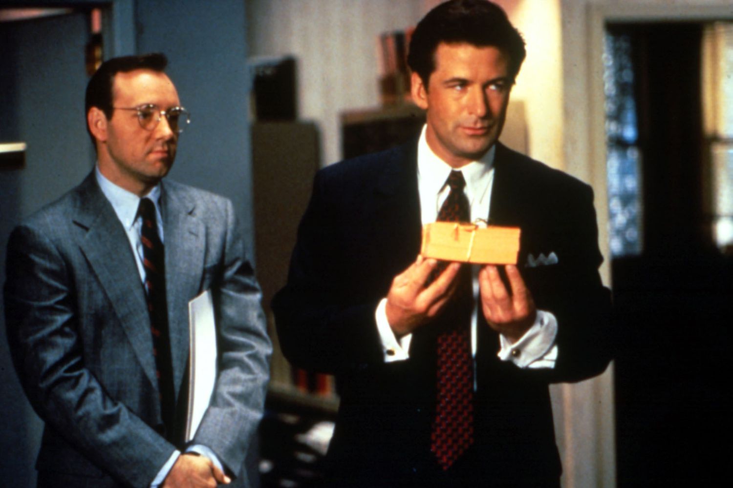 Kevin Spacey and Alec Baldwin in 'Glengarry Glen Ross'