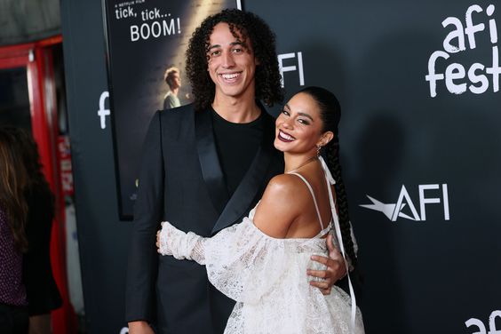 Cole Tucker and Vanessa Hudgens attend the 2021 AFI Fest Opening Night Gala Premiere of Netflix's