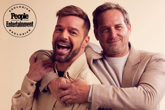 Ricky Martin and Josh Lucas of "Palm Royale" pose for a portrait during the 2024 Television Critics Association Winter Press Tour at The Langham Huntington, Pasadena on February 05, 2024 in Pasadena, California.
