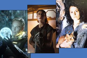 Split of stills from Prometheus, Romulus and Alien