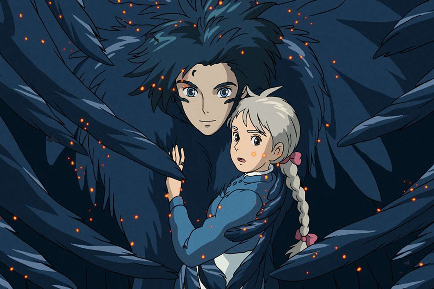 Howl and Sophie in 'Howl's Moving Castle'