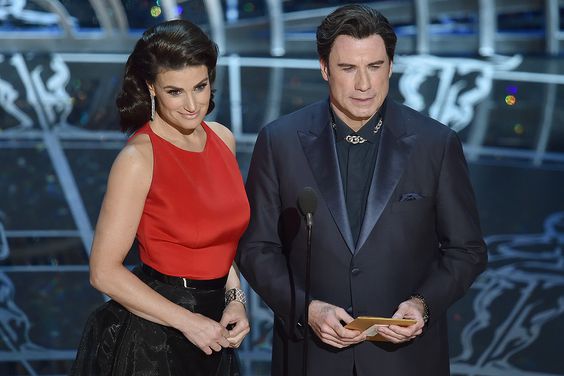 Idina Menzel, John Travolta