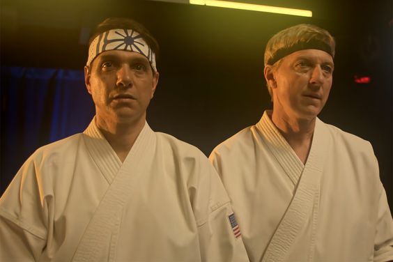 Ralph Macchio and William Zabka in 'Cobra Kai'