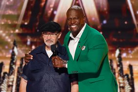 'America's Got Talent' host Terry Crews talks to contestant Richard Goodall