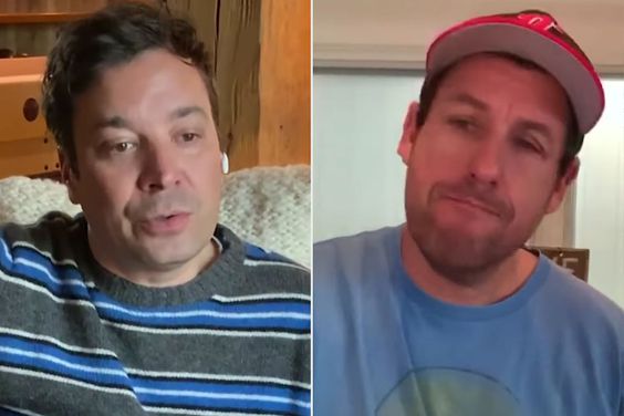 Jimmy Fallon and Adam Sandler