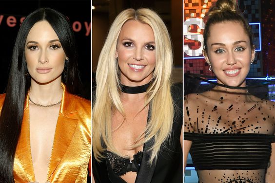 Kacey Musgraves, Britney Spears and Miley Cyrus