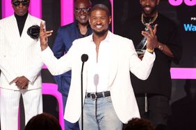 Usher accepts the Lifetime Achievement Award onstage at the the 2024 BET Awards at Peacock Theater on June 30, 2024 in Los Angeles, California. 