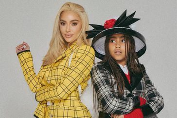 Kim Kardashian and North West Clueless Halloween