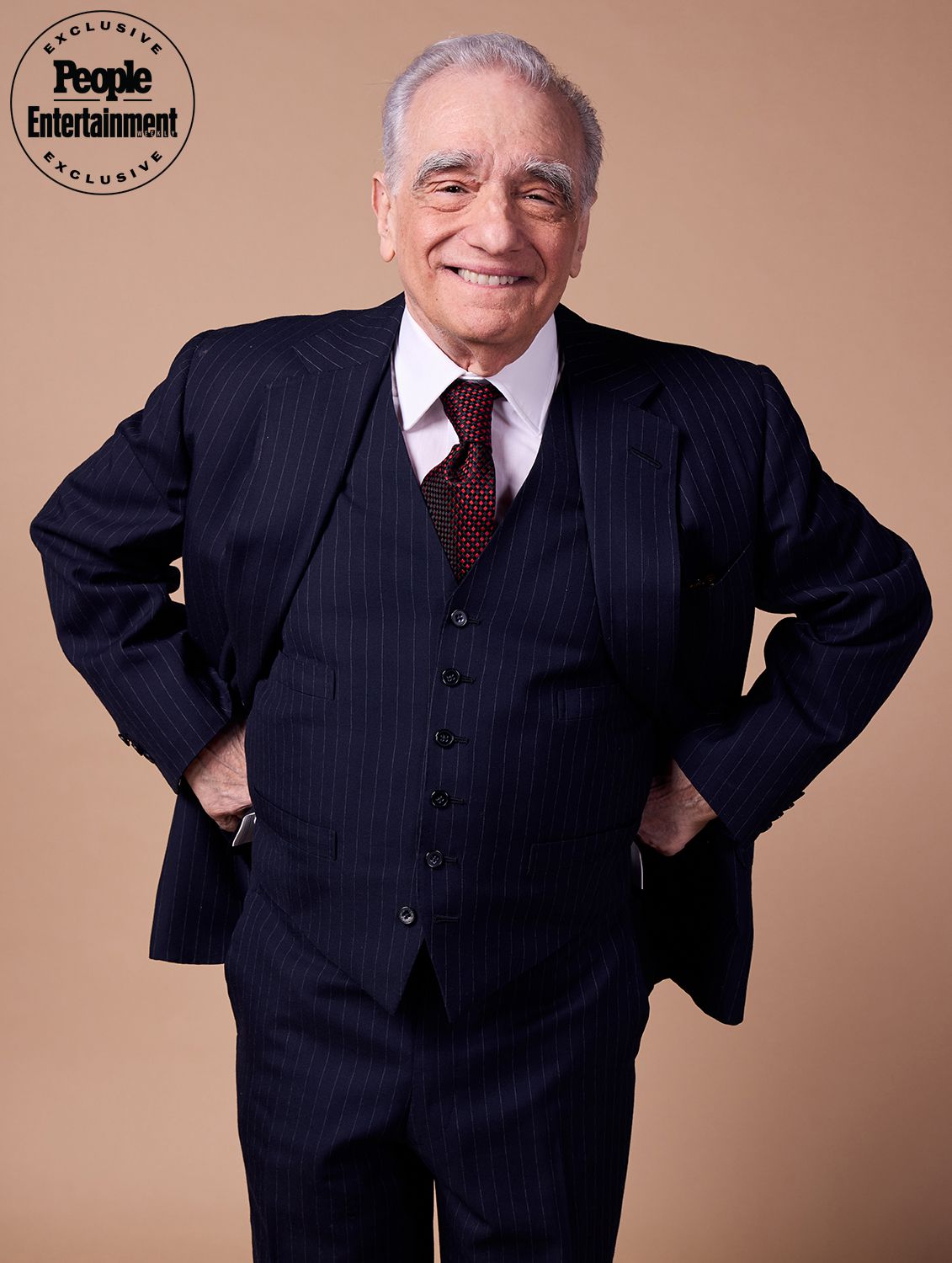 Martin Scorsese poses for a portrait during The National Board Of Review Annual Awards Gala at Cipriani 42nd Street on January 11, 2024 in New York City.