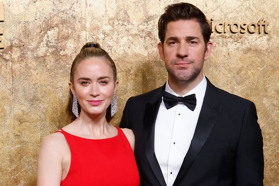 Emily Blunt and John Krasinski 