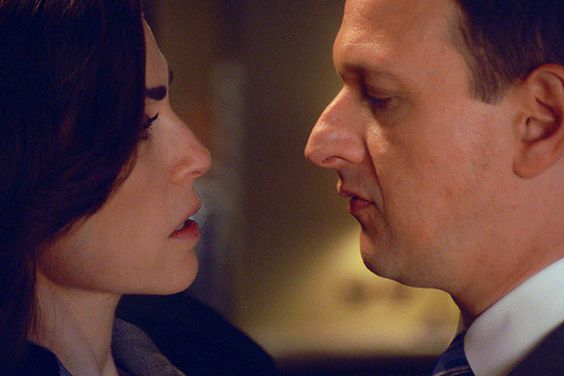 Alicia and Will in "End" on The Good Wife