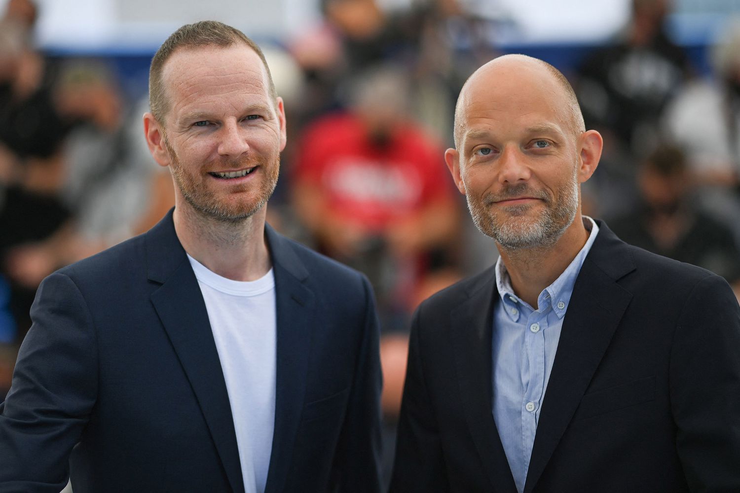 Danish director Joachim Trier (L) and Norwegian screenwriter Eskil Vogt