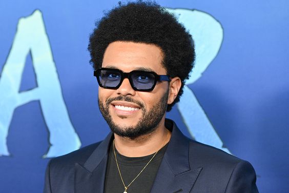 The Weeknd at the premiere of "Avatar: The Way of Water" held at the Dolby Theatre on December 12, 2022 in Los Angeles, California. (Photo by Gilbert Flores/Variety via Getty Images)