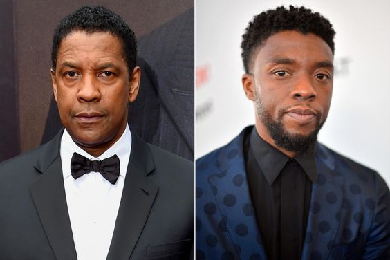 Denzel Washington and Chadwick Boseman