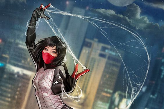 Cindy Moon as Silk in the comics