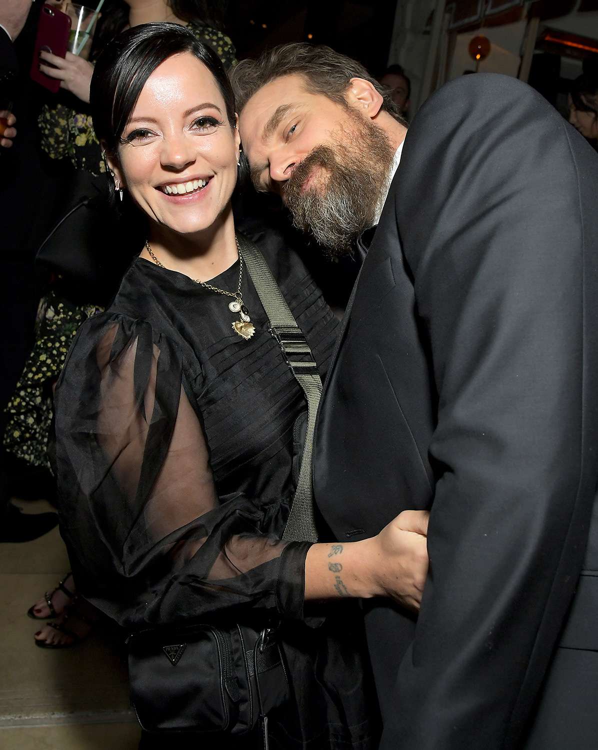 Lily Allen and David Harbour