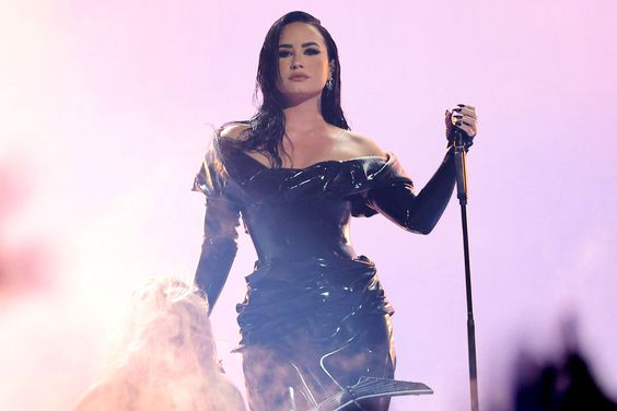 NEWARK, NEW JERSEY - SEPTEMBER 12: Demi Lovato performs onstage during the 2023 MTV Video Music Awards at Prudential Center on September 12, 2023 in Newark, New Jersey. (Photo by Mike Coppola/Getty Images for MTV)