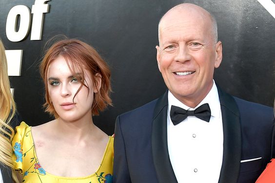 Tallulah Willis and Bruce Willis