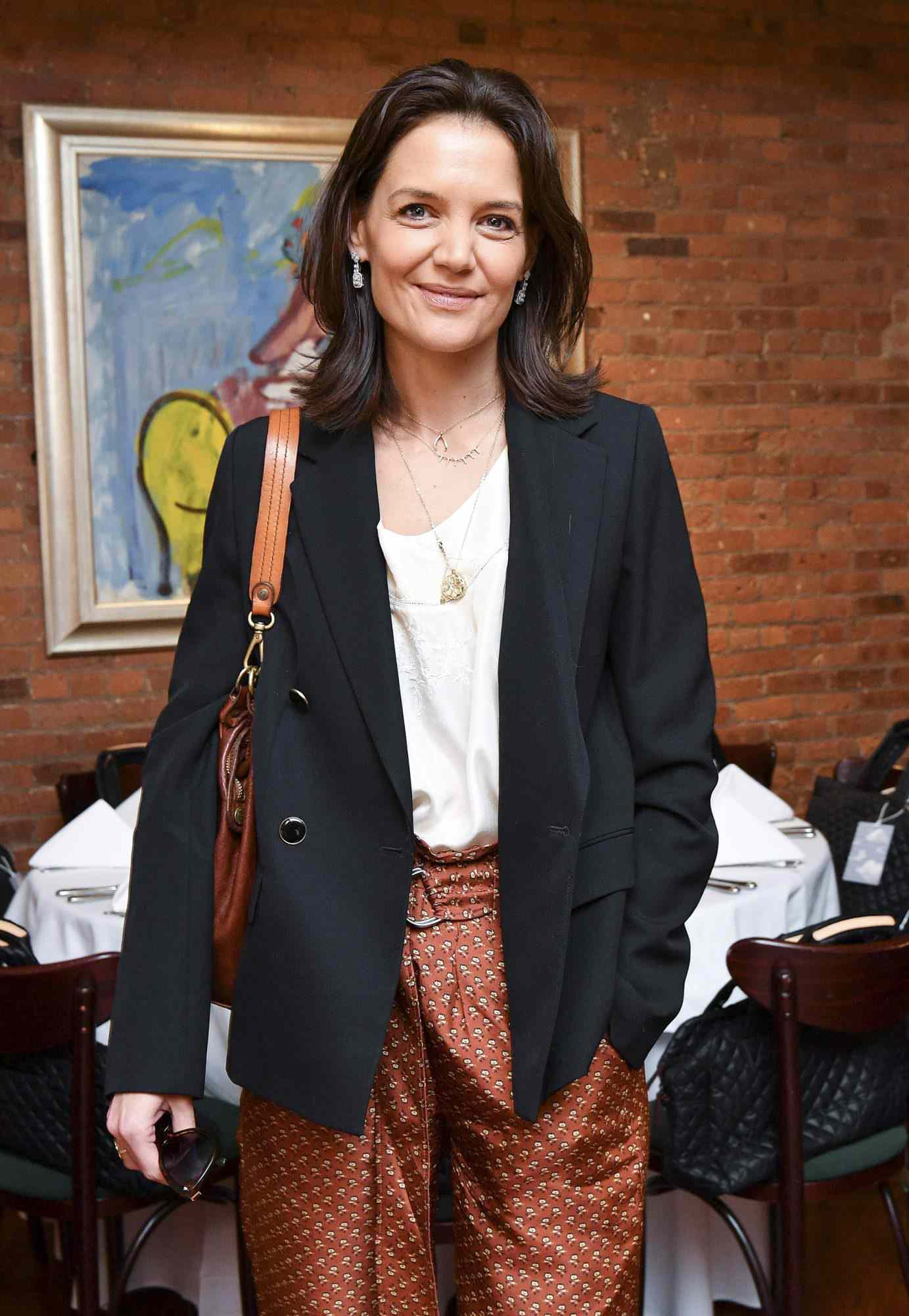 NEW YORK, NEW YORK - APRIL 25: Katie Holmes attends the 2019 Tribeca Film Festival Jury Lunch at Tribeca Grill Loft on April 25, 2019 in New York City. (Photo by Dia Dipasupil/Getty Images for Tribeca Film Festival)