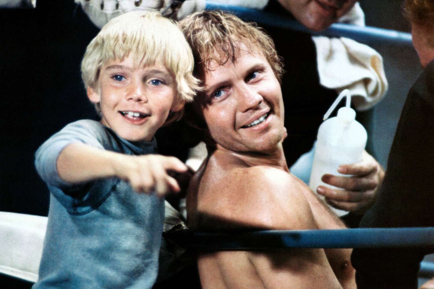 THE CHAMP, from left: Ricky Schroder, Jon Voight, 1979