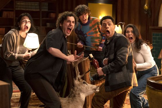 Isa Briones, Will Price, Miles McKenna, Zack Morris, and Ana Yi Puig on 'Goosebumps'