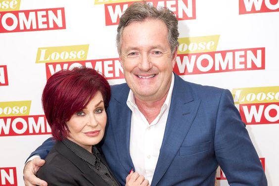 Sharon Osbourne and Piers Morgan