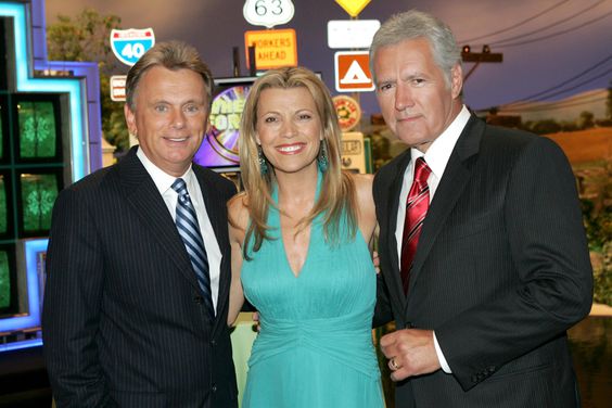 Pat Sajak; Vanna White; Alex Trebek