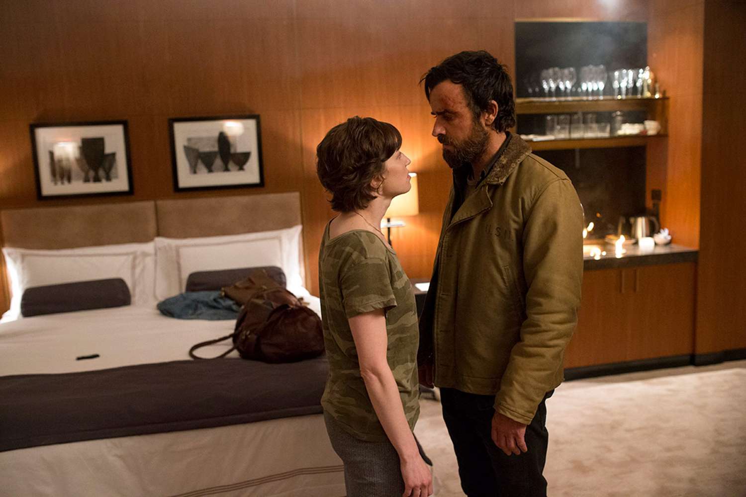 Carrie Coon and Justin Theroux on 'The Leftovers'