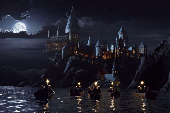 Harry Potter and the Sorcerer's Stone (2001)Students arrive at Hogwarts Castle