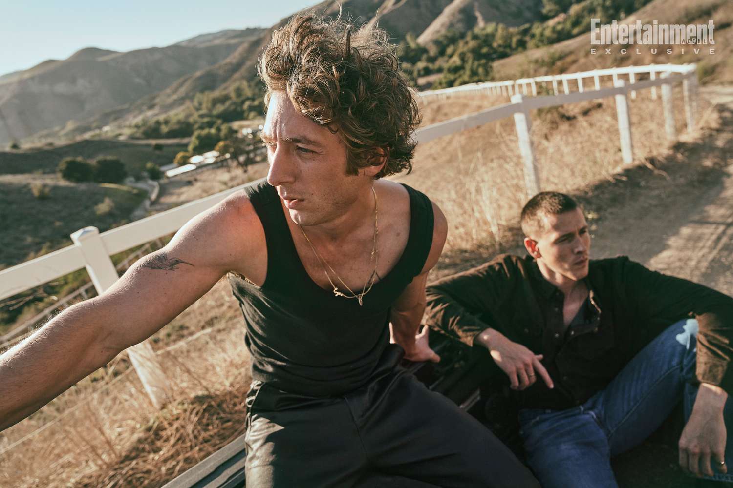 Jeremy Allen White and Harris Dickinson
