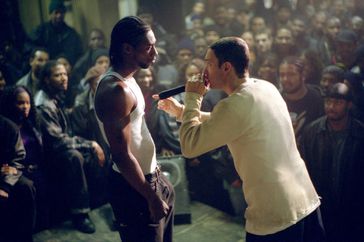 8 Mile (2002)NASHAWN BREEDLOVE (L) and Eminem