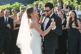 Hailie Jade and Eminem at Hailie Jade and Evan McClintock's Wedding