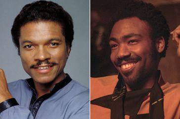 Billy Dee Williams and Donald Glover