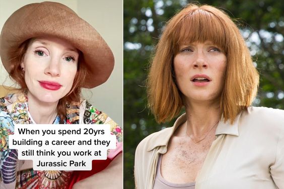 Jessica Chastain; Bryce Dallas Howard in Jurassic World