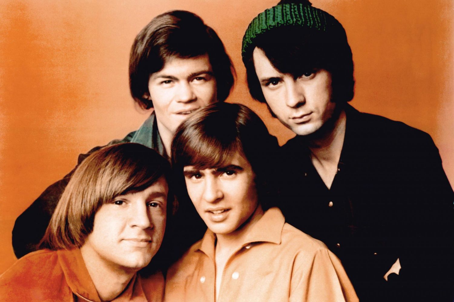 Peter Tork, Mickey Dolenz, Davy Jones, and Michael Nesmith of the Monkees