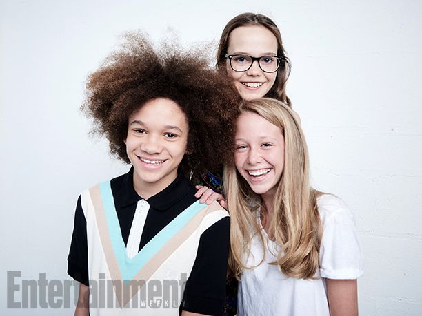 Armani Jackson, Oona Laurence, and Miranda McKeon from "Little Boxes"