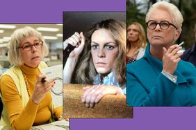 Jamie Lee Curtis in 'Everything Everywhere All at Once'; Jamie Lee Curtis in 'Halloween'; Jamie Lee Curtis in 'Knives Out'